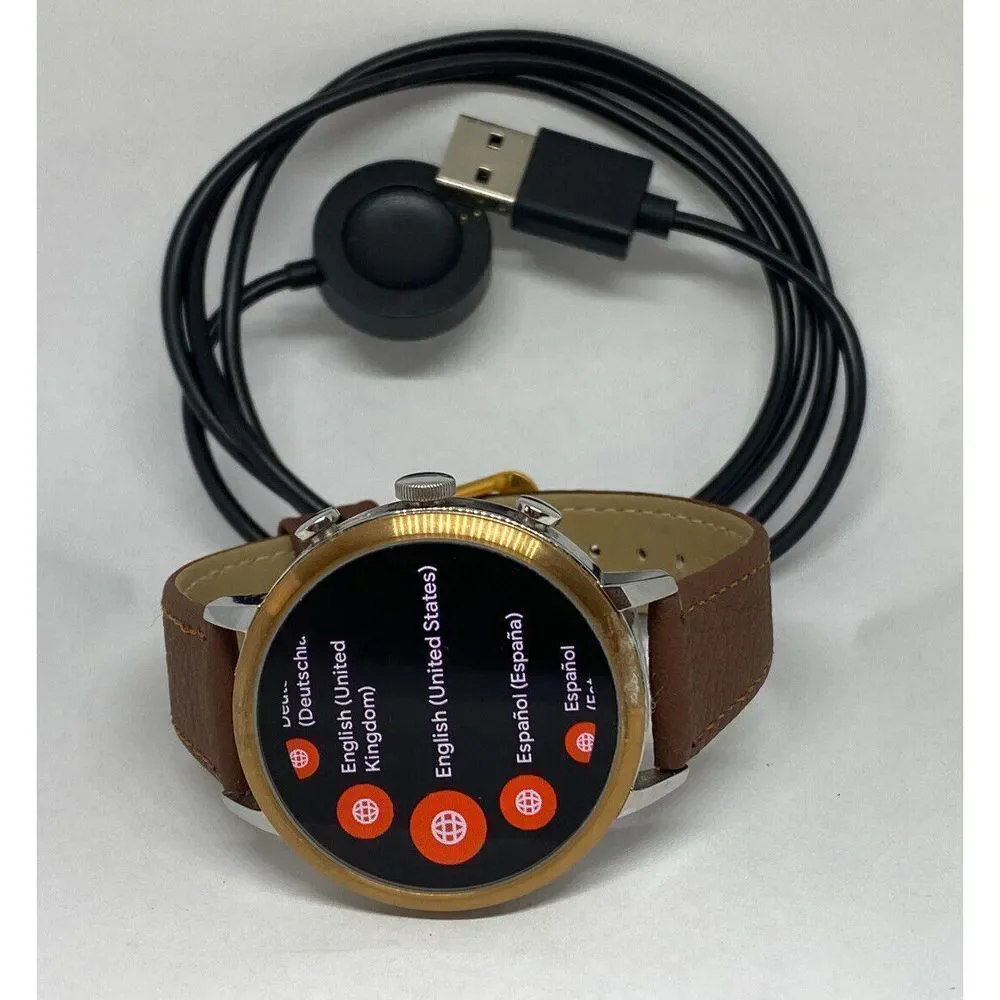Fossil Gen 4 Authentic Digital Dial Smart Watch Custom Band FTW6016 DC88
